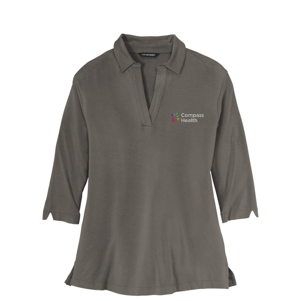 Port Authority  Women's Luxe Knit Tunic — Sterling Grey