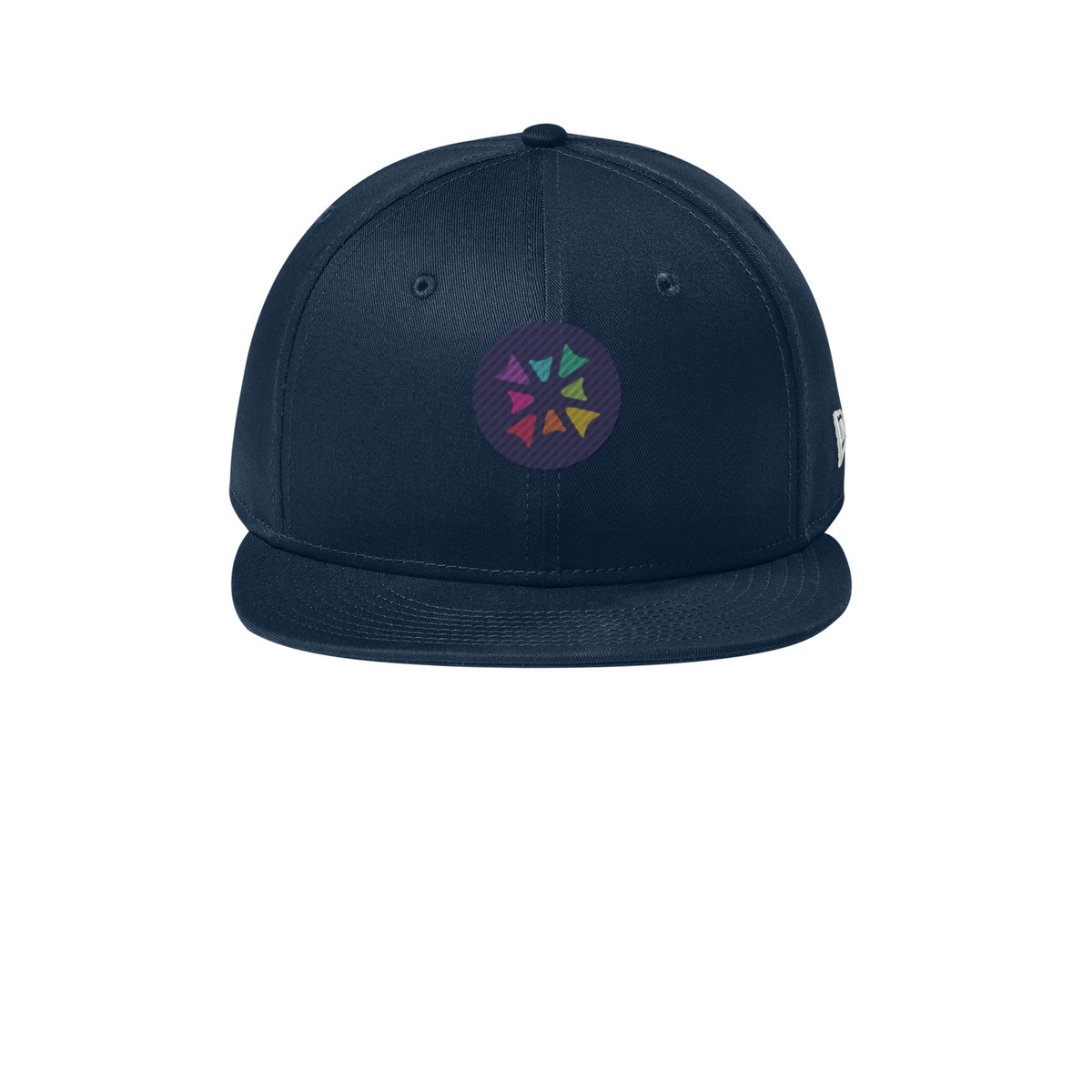 New Era - Flat Bill Snapback Cap — Flag Dark Navy