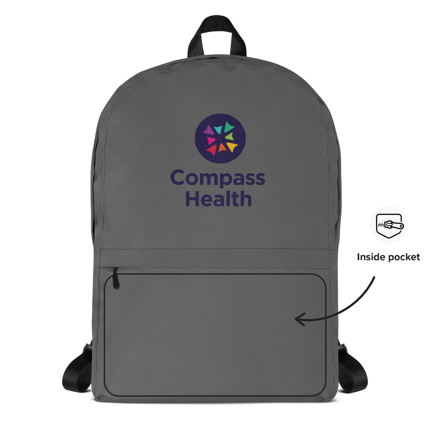 All-Over Print Backpack - Compass Health