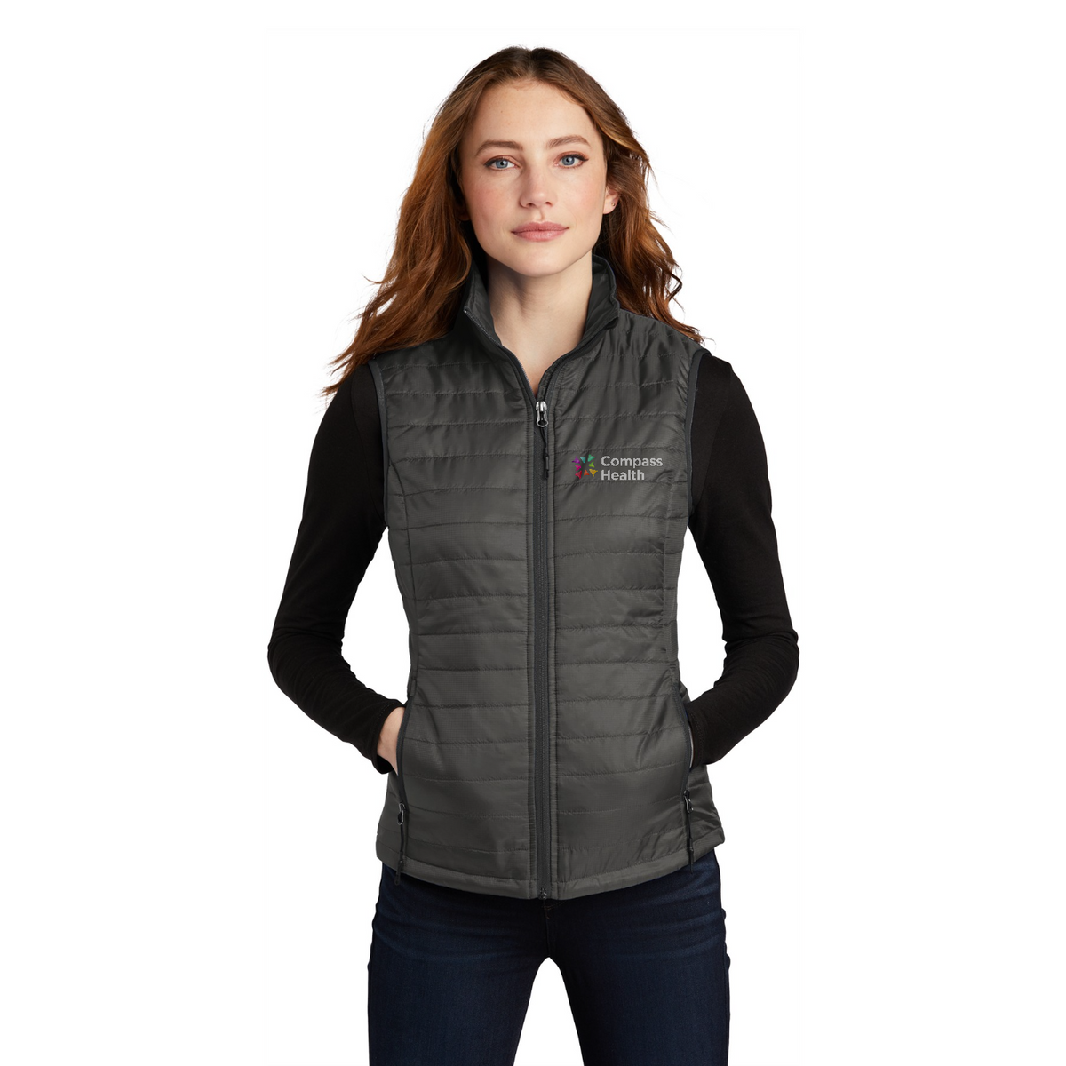 Port Authority  Women's Packable Puffy Vest — model
