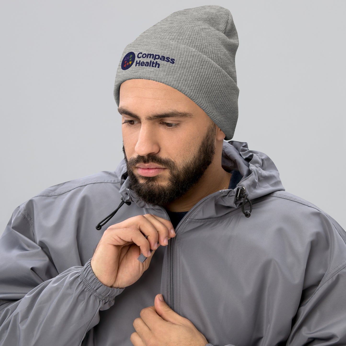 Cuffed Beanie - Compass Health