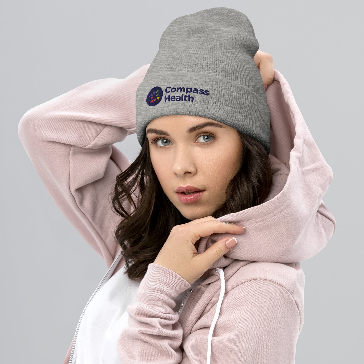 Cuffed Beanie - Compass Health