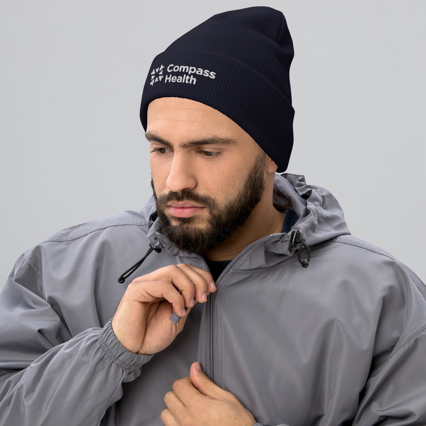 Cuffed Beanie - Compass Health