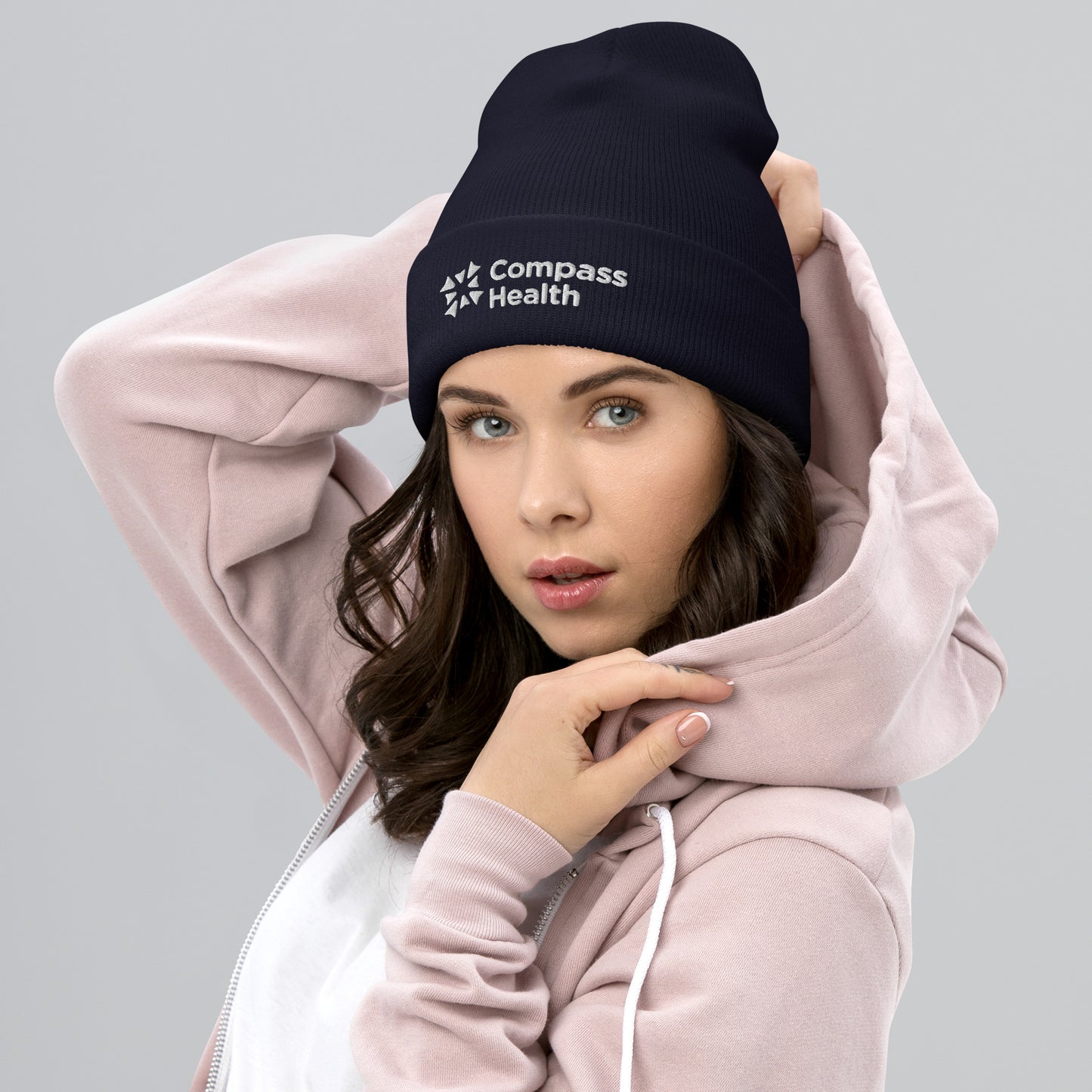 Cuffed Beanie - Compass Health