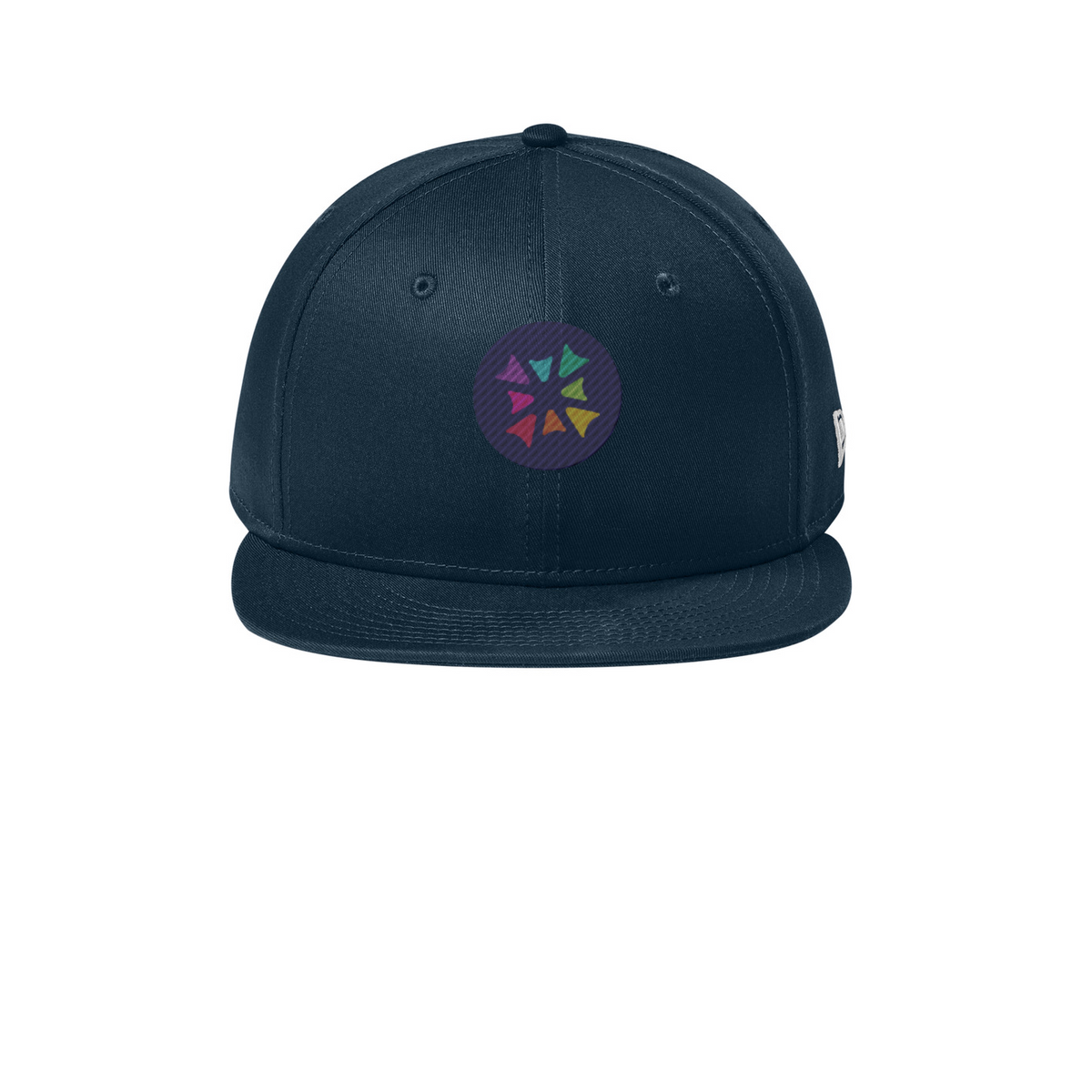 New Era - Flat Bill Snapback Cap — Flag Deep Navy