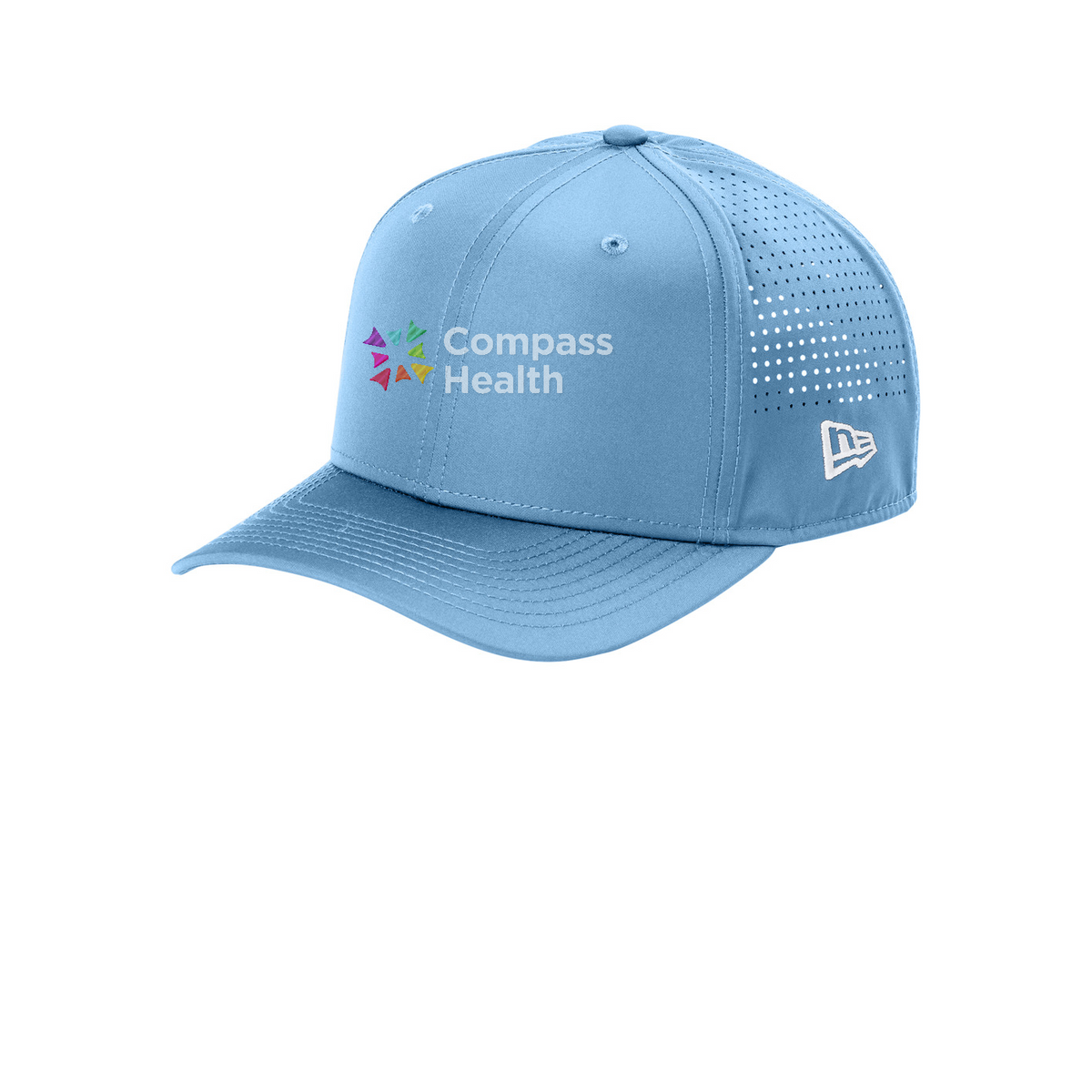 New Era 9SEVENTY Perforated Snapback Cap — Sky Blue