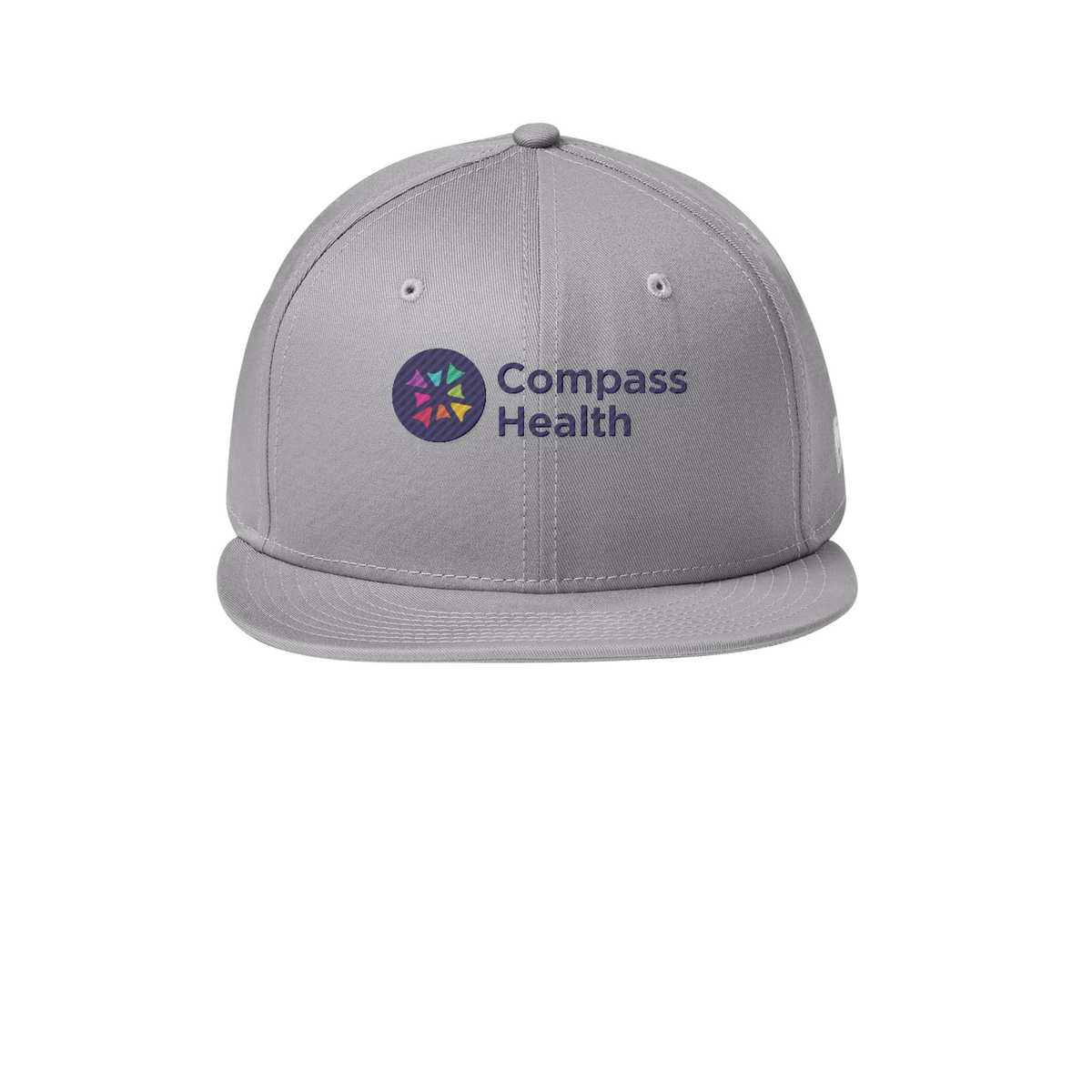 New Era - Flat Bill Snapback Cap — Flag Grey