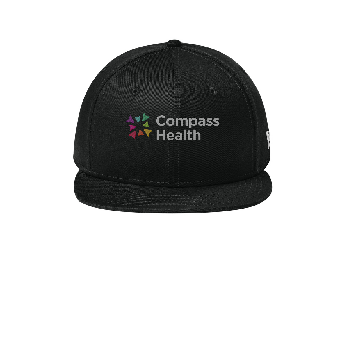 New Era - Flat Bill Snapback Cap — Flag Black