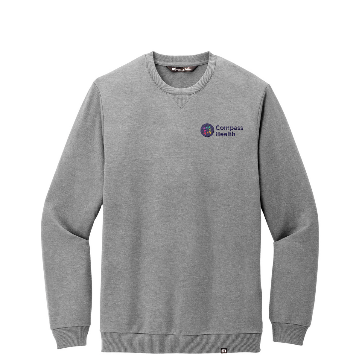 TravisMathew Long Weekend Crew — Light Grey Heather