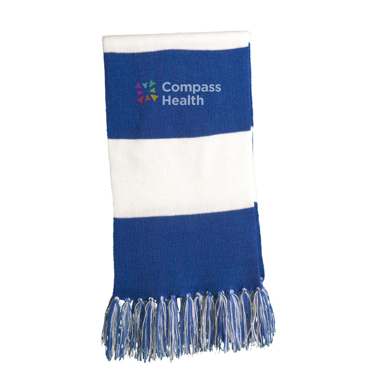 Sport-Tek Spectator Scarf — True Royal/ White