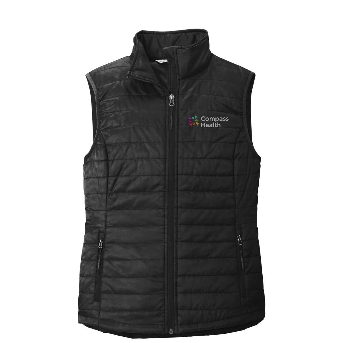 Port Authority  Women's Packable Puffy Vest — Deep Black