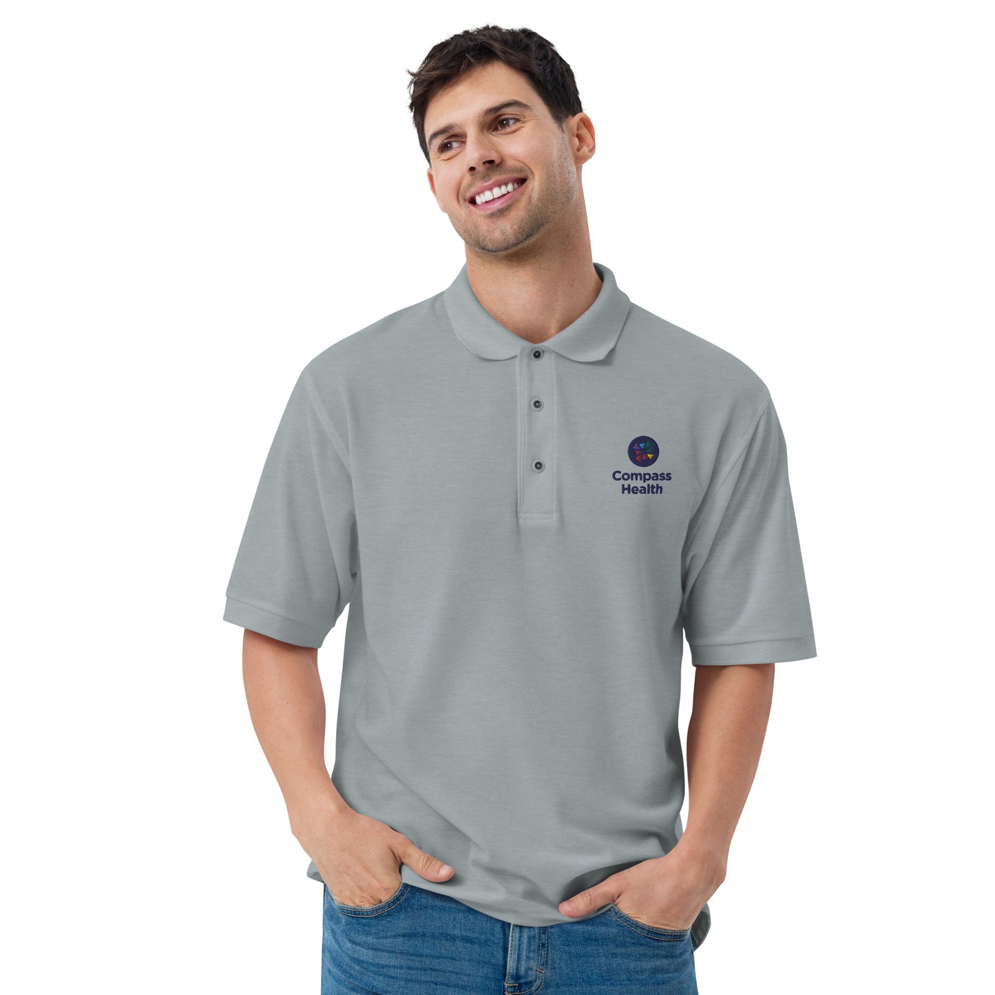 Classic Men's Polo - Compass Health