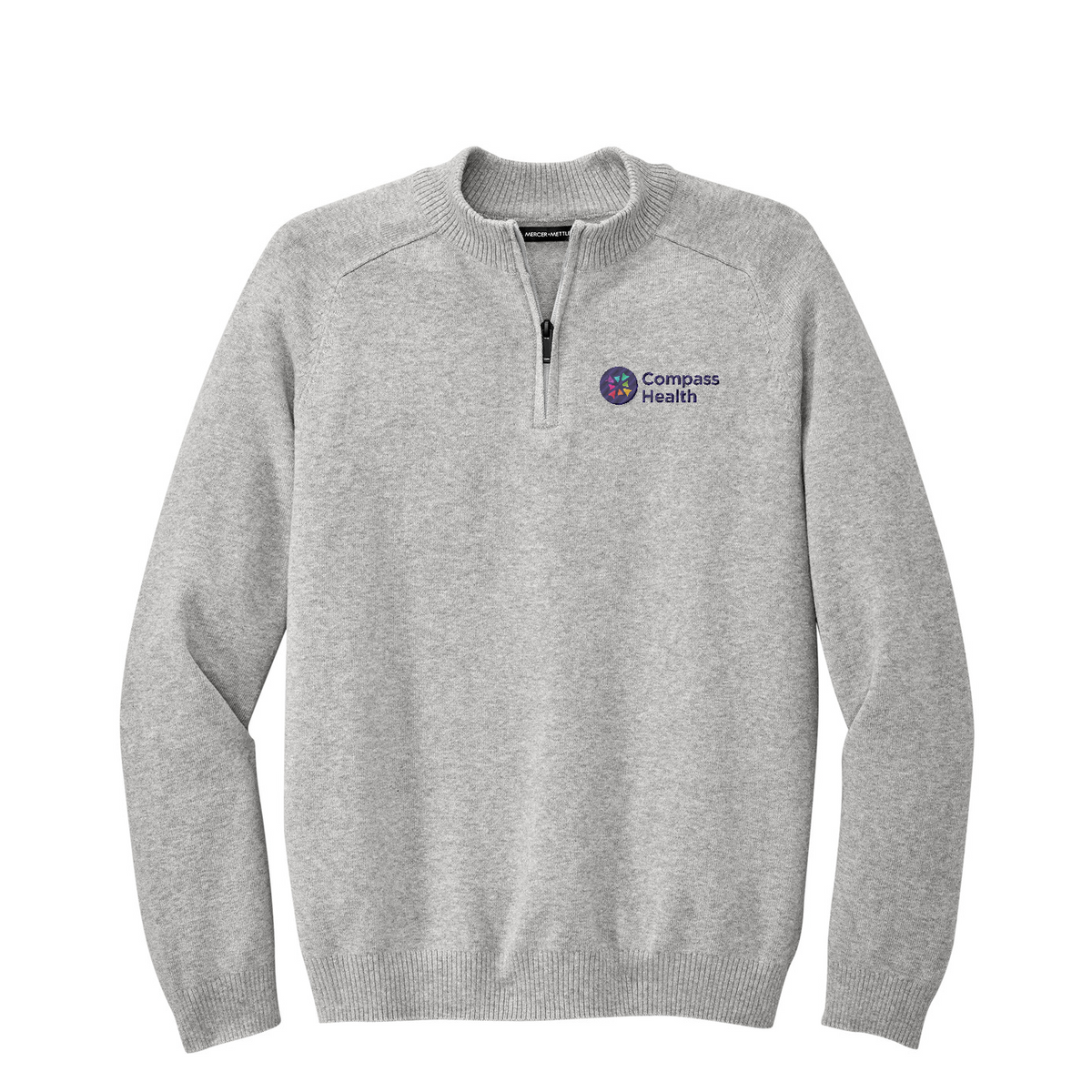 Mercer+Mettle 1/4-Zip Sweater — Gusty Grey Heather