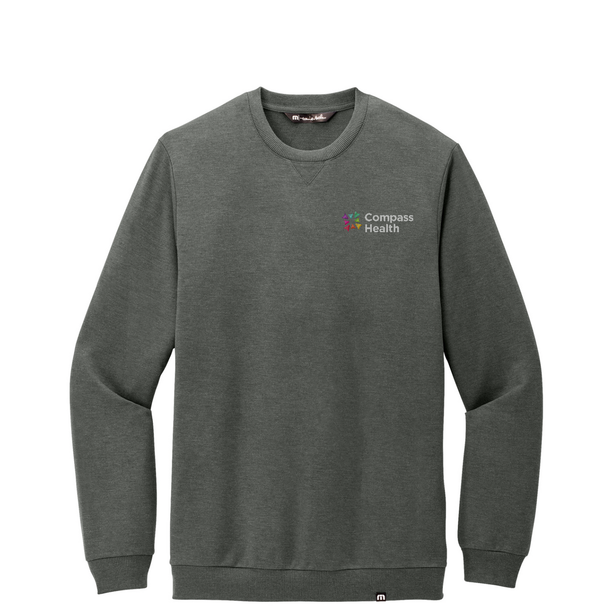 TravisMathew Long Weekend Crew — Dark Grey Heather