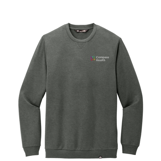 TravisMathew Long Weekend Crew — Dark Grey Heather