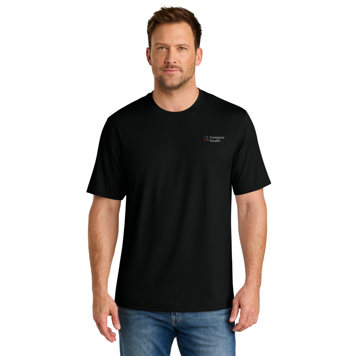 CornerStone Workwear Pro Short Sleeve Tee (Printed - DTG) — model