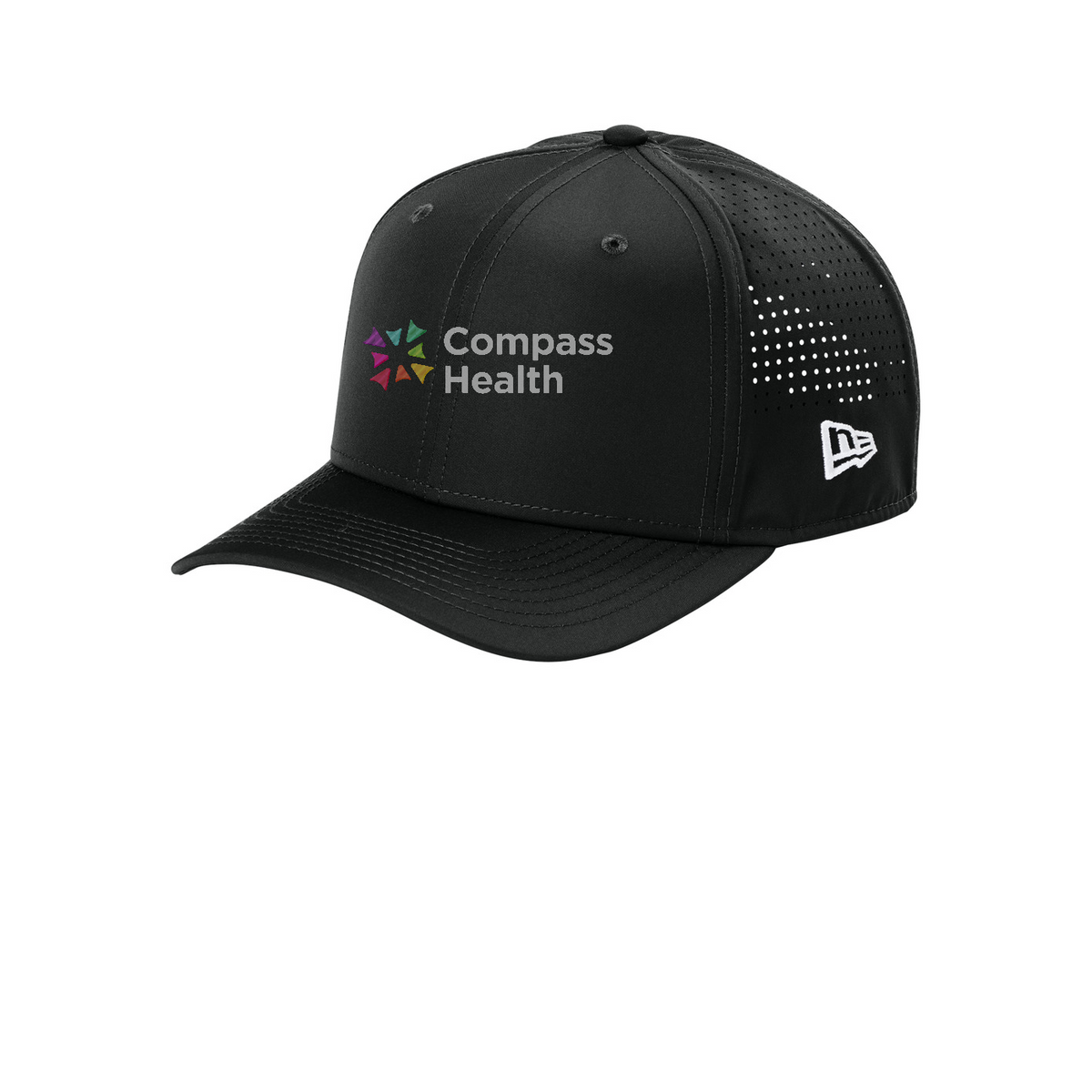 New Era 9SEVENTY Perforated Snapback Cap — Black