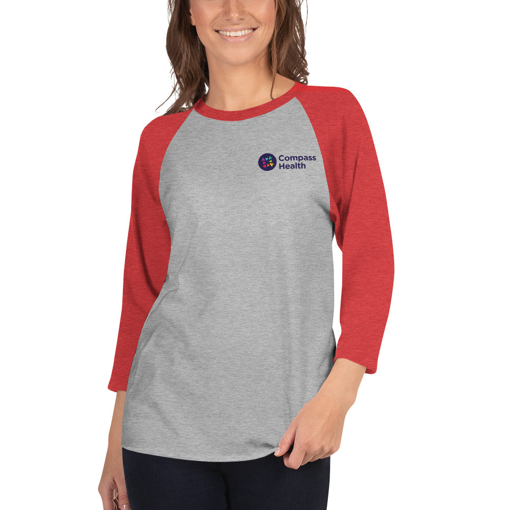 3/4 sleeve raglan shirt - Compass Health