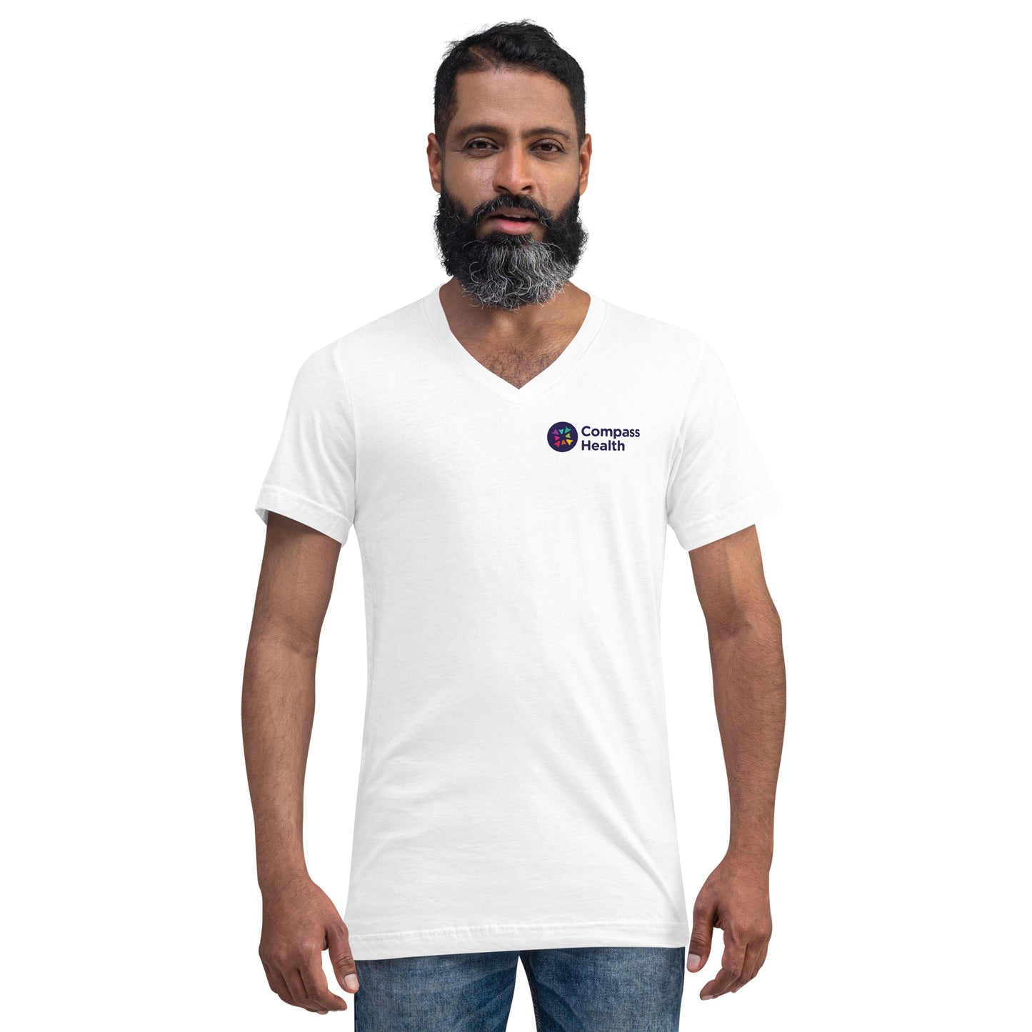 Unisex Short Sleeve V-Neck T-Shirt