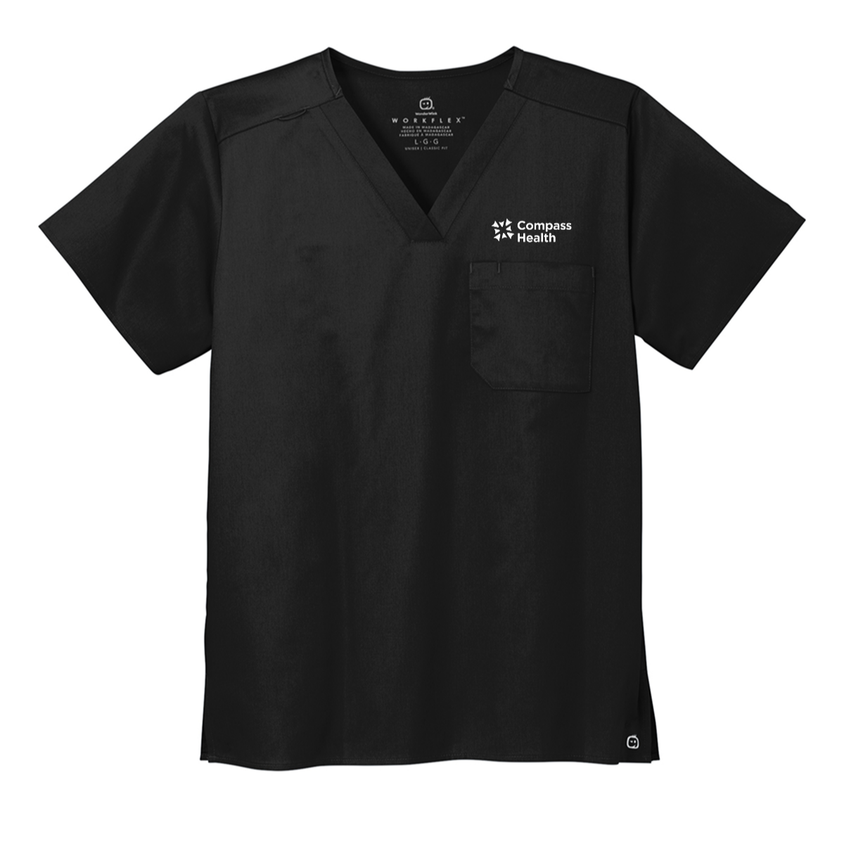 Wink® Unisex WorkFlex Chest Pocket V-Neck Top