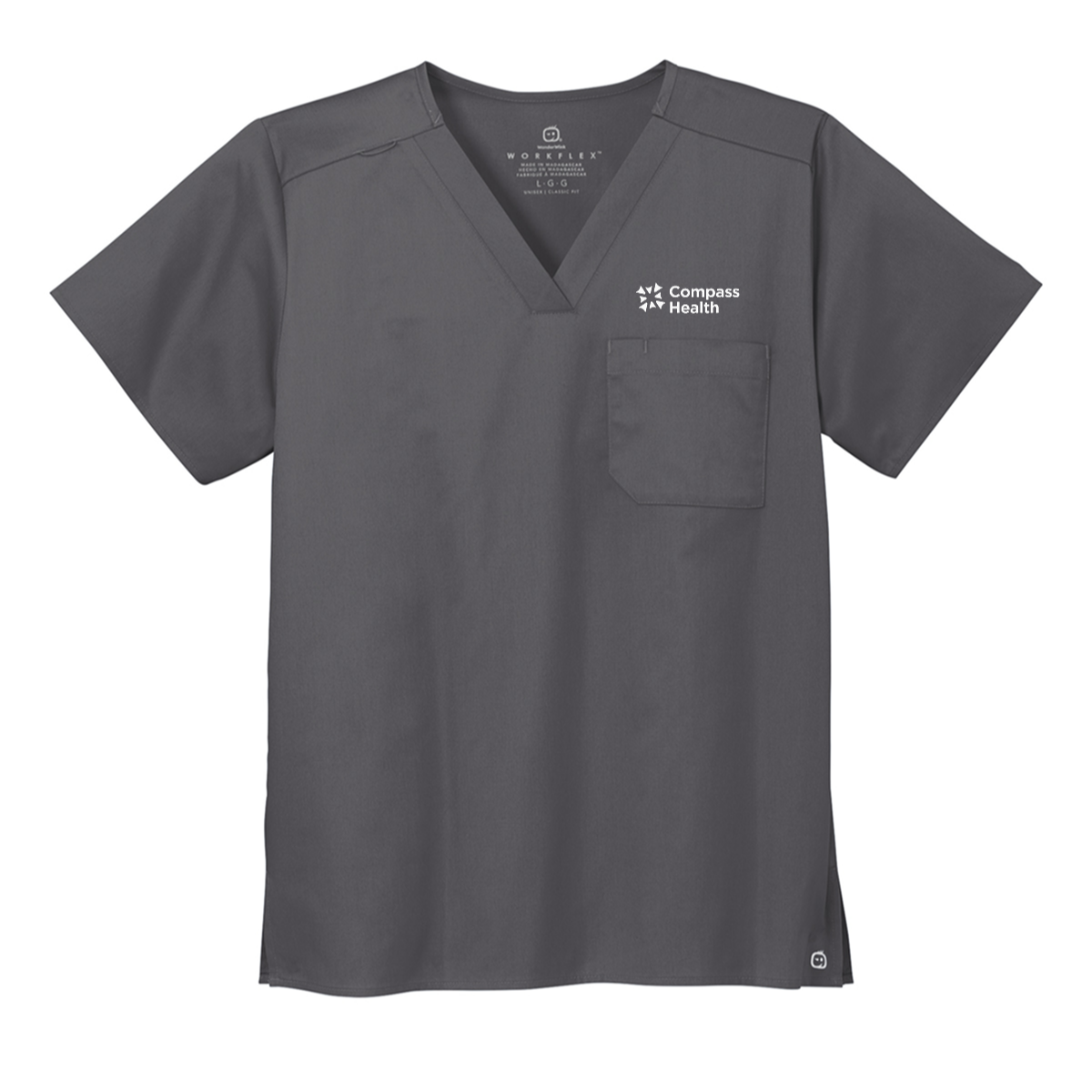 Wink® Unisex WorkFlex Chest Pocket V-Neck Top