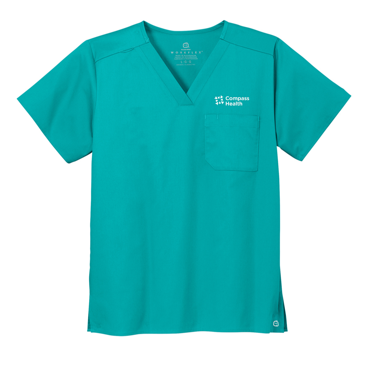 Wink® Unisex WorkFlex Chest Pocket V-Neck Top