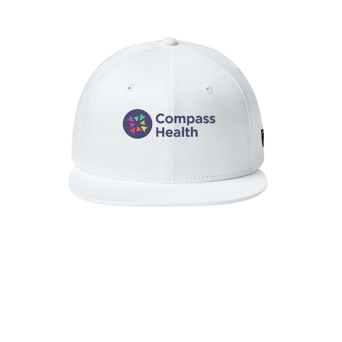 New Era - Flat Bill Snapback Cap — Flag White